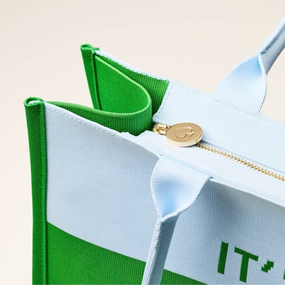 Colorblock Knit Tote Bag - kate spade new york x Target Green/Blue - Picture 4 of 5